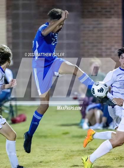 Thumbnail 3 in Village Christian Academy vs Fayetteville Christian (SAC Tournament Final) photogallery.