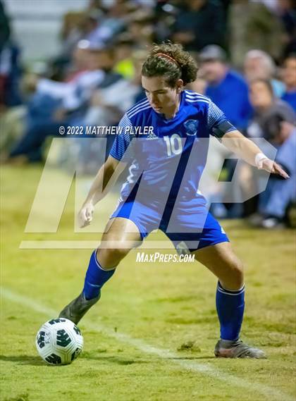 Thumbnail 3 in Village Christian Academy vs Fayetteville Christian (SAC Tournament Final) photogallery.