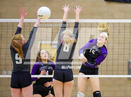 Thumbnail 1 in Discovery Canyon vs D'Evelyn (CHSAA 4A Region 8 Playoff) photogallery.