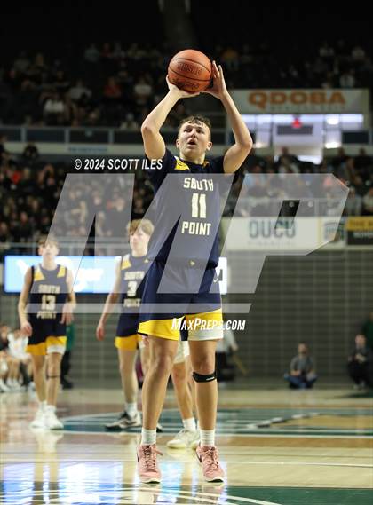 Thumbnail 1 in South Point vs Wheelersburg (OHSAA D3 District Semifinal) photogallery.