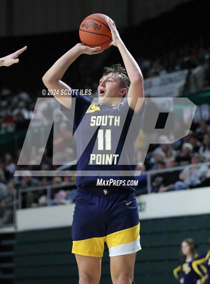 Thumbnail 3 in South Point vs Wheelersburg (OHSAA D3 District Semifinal) photogallery.