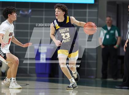 Thumbnail 2 in South Point vs Wheelersburg (OHSAA D3 District Semifinal) photogallery.