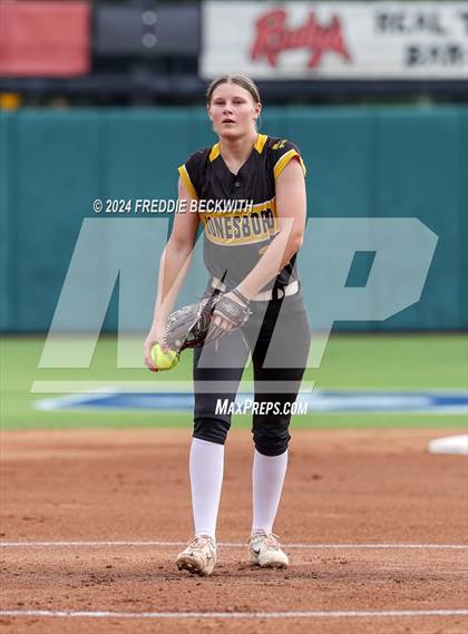 Thumbnail 1 in Slocum @ Jonesboro (UIL 1A Softball Semifinal) photogallery.