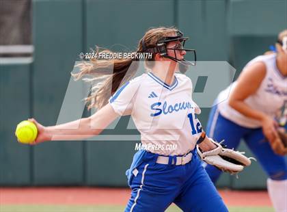 Thumbnail 2 in Slocum @ Jonesboro (UIL 1A Softball Semifinal) photogallery.