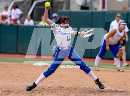 Thumbnail 1 in Slocum @ Jonesboro (UIL 1A Softball Semifinal) photogallery.