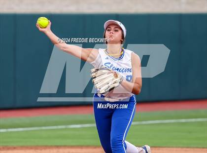 Thumbnail 2 in Slocum @ Jonesboro (UIL 1A Softball Semifinal) photogallery.