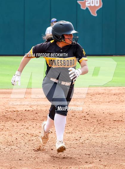 Thumbnail 1 in Slocum @ Jonesboro (UIL 1A Softball Semifinal) photogallery.
