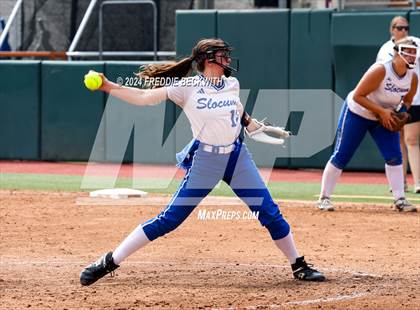 Thumbnail 3 in Slocum @ Jonesboro (UIL 1A Softball Semifinal) photogallery.