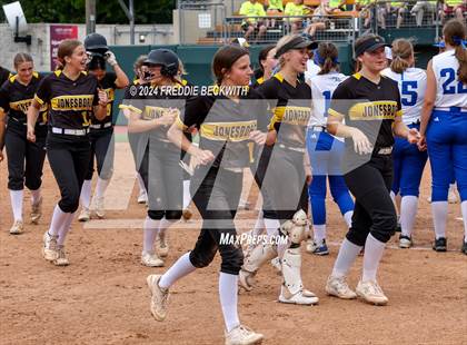 Thumbnail 2 in Slocum @ Jonesboro (UIL 1A Softball Semifinal) photogallery.