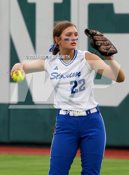 Thumbnail 2 in Slocum @ Jonesboro (UIL 1A Softball Semifinal) photogallery.