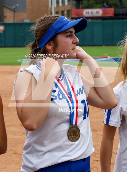 Thumbnail 3 in Slocum @ Jonesboro (UIL 1A Softball Semifinal) photogallery.