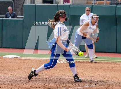 Thumbnail 1 in Slocum @ Jonesboro (UIL 1A Softball Semifinal) photogallery.