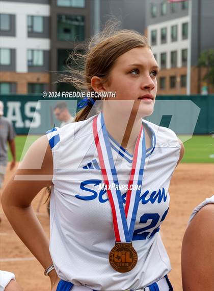 Thumbnail 2 in Slocum @ Jonesboro (UIL 1A Softball Semifinal) photogallery.
