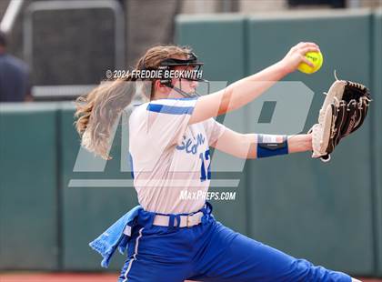 Thumbnail 3 in Slocum @ Jonesboro (UIL 1A Softball Semifinal) photogallery.