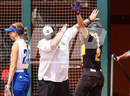 Thumbnail 2 in Slocum @ Jonesboro (UIL 1A Softball Semifinal) photogallery.