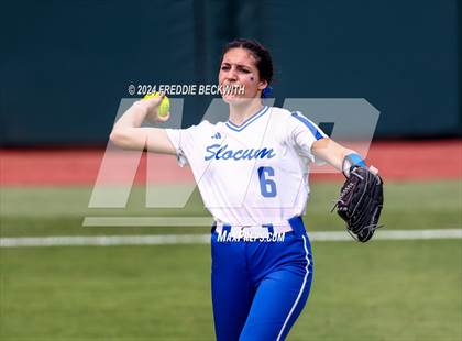 Thumbnail 3 in Slocum @ Jonesboro (UIL 1A Softball Semifinal) photogallery.
