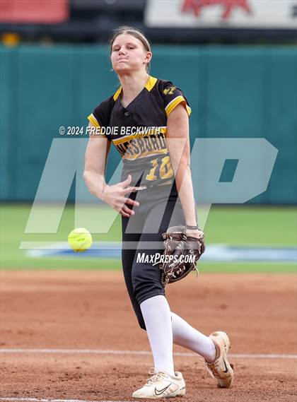 Thumbnail 1 in Slocum @ Jonesboro (UIL 1A Softball Semifinal) photogallery.
