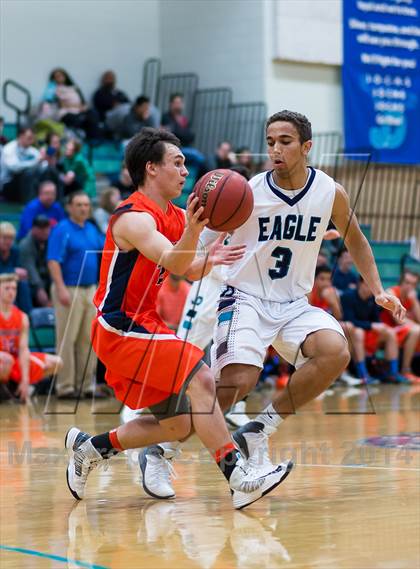 Thumbnail 1 in Juan Diego Catholic vs. Timpview (Riverton Holiday Tournament) photogallery.