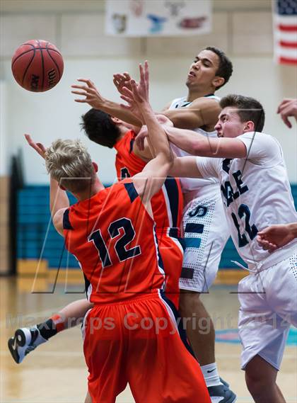 Thumbnail 3 in Juan Diego Catholic vs. Timpview (Riverton Holiday Tournament) photogallery.