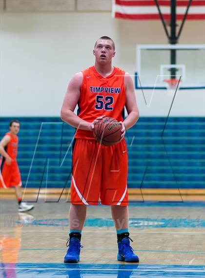 Thumbnail 3 in Juan Diego Catholic vs. Timpview (Riverton Holiday Tournament) photogallery.