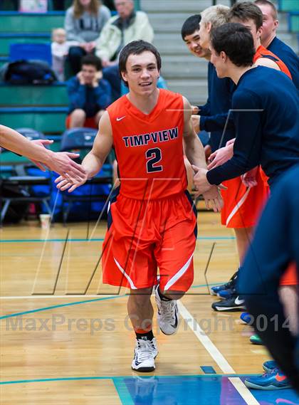 Thumbnail 1 in Juan Diego Catholic vs. Timpview (Riverton Holiday Tournament) photogallery.