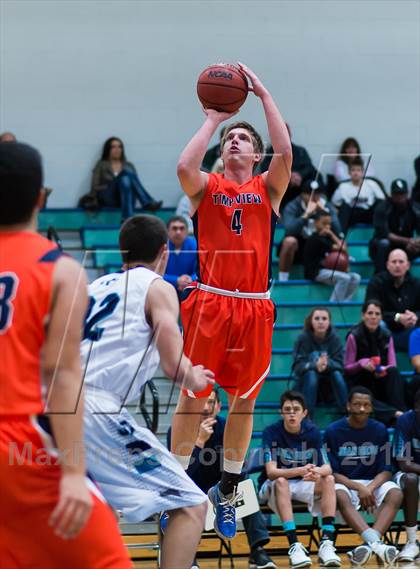 Thumbnail 1 in Juan Diego Catholic vs. Timpview (Riverton Holiday Tournament) photogallery.