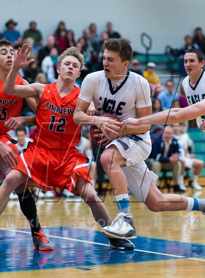 Thumbnail 1 in Juan Diego Catholic vs. Timpview (Riverton Holiday Tournament) photogallery.