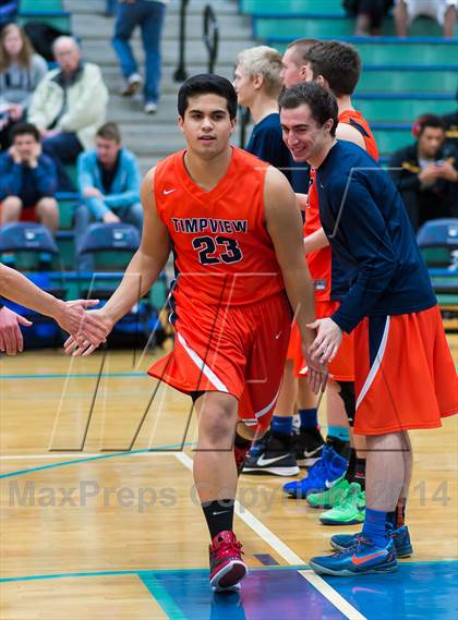 Thumbnail 1 in Juan Diego Catholic vs. Timpview (Riverton Holiday Tournament) photogallery.