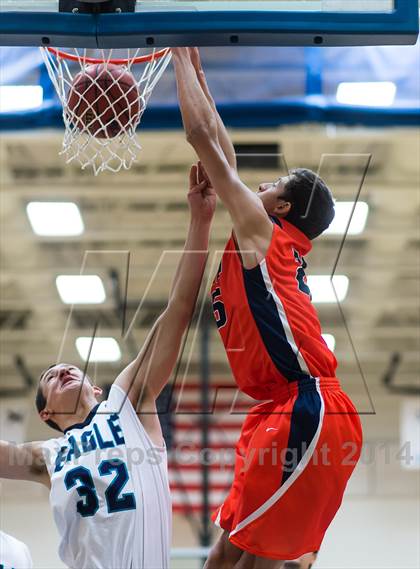 Thumbnail 2 in Juan Diego Catholic vs. Timpview (Riverton Holiday Tournament) photogallery.