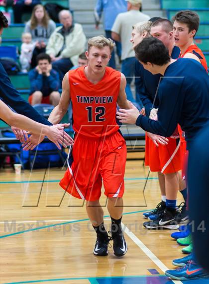 Thumbnail 3 in Juan Diego Catholic vs. Timpview (Riverton Holiday Tournament) photogallery.