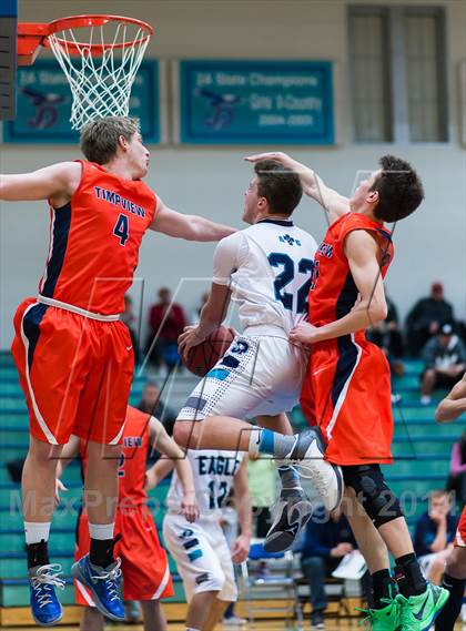Thumbnail 2 in Juan Diego Catholic vs. Timpview (Riverton Holiday Tournament) photogallery.