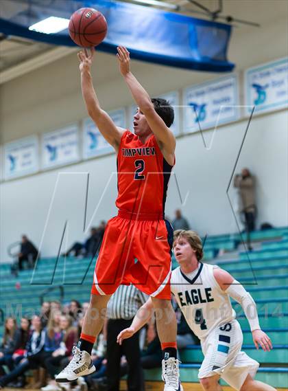 Thumbnail 3 in Juan Diego Catholic vs. Timpview (Riverton Holiday Tournament) photogallery.