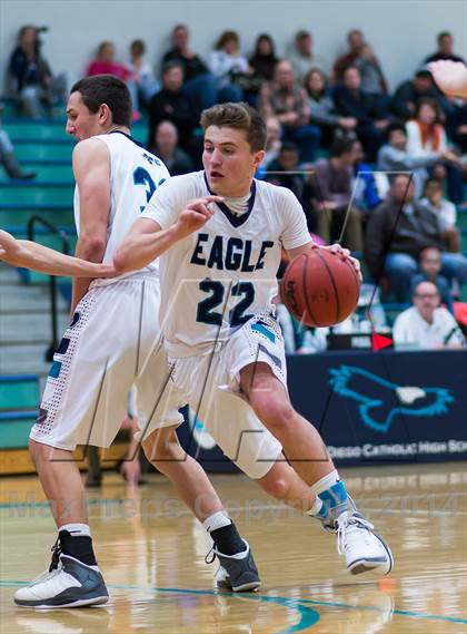 Thumbnail 3 in Juan Diego Catholic vs. Timpview (Riverton Holiday Tournament) photogallery.