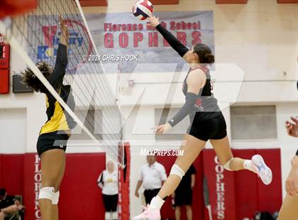 Thumbnail 1 in Marcos de Niza vs Mogollon (The Florence VB Invitational) photogallery.