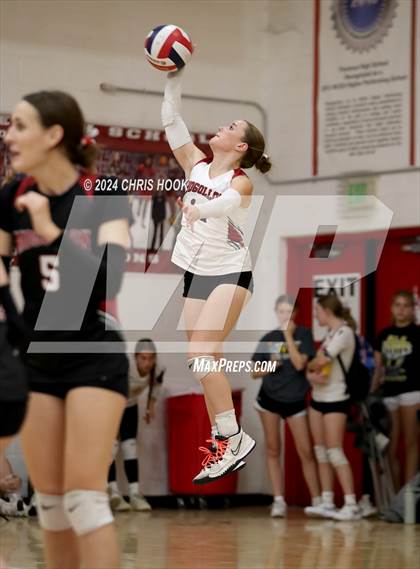 Thumbnail 2 in Marcos de Niza vs Mogollon (The Florence VB Invitational) photogallery.