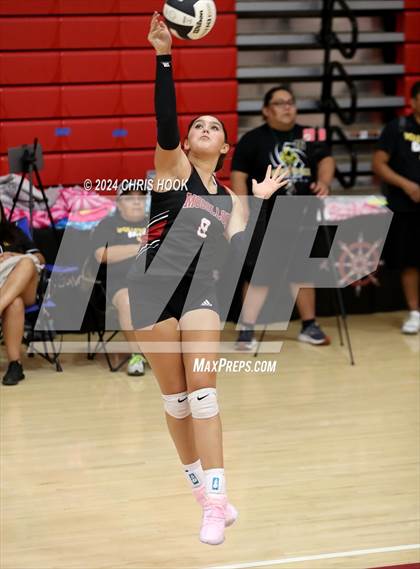 Thumbnail 1 in Marcos de Niza vs Mogollon (The Florence VB Invitational) photogallery.
