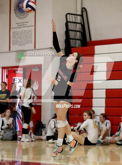 Thumbnail 3 in Marcos de Niza vs Mogollon (The Florence VB Invitational) photogallery.