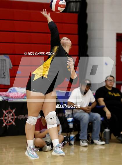 Thumbnail 2 in Marcos de Niza vs Mogollon (The Florence VB Invitational) photogallery.