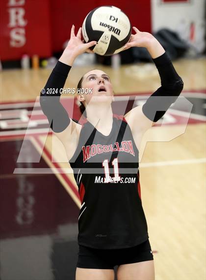 Thumbnail 1 in Marcos de Niza vs Mogollon (The Florence VB Invitational) photogallery.