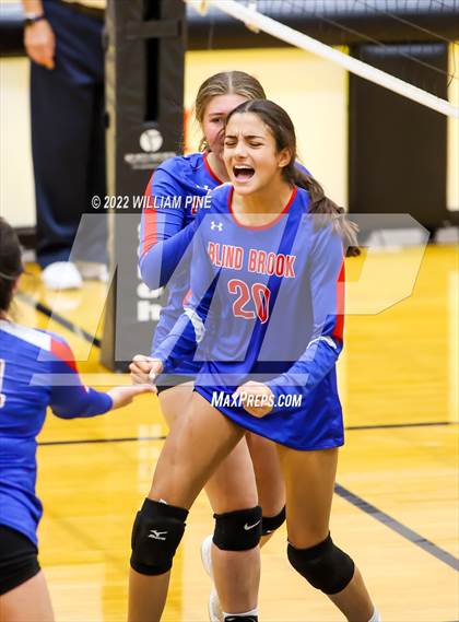 Thumbnail 3 in Blind Brook vs Burke Catholic (NYSPHSAA Class C Regional Semifinal) photogallery.