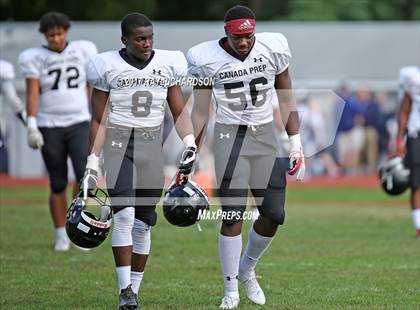 Thumbnail 1 in Canada Prep Football Academy (St. Catharines, Ontario) @ Mater Dei Prep photogallery.