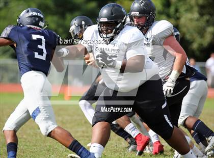 Thumbnail 1 in Canada Prep Football Academy (St. Catharines, Ontario) @ Mater Dei Prep photogallery.