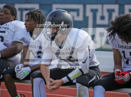 Thumbnail 2 in Canada Prep Football Academy (St. Catharines, Ontario) @ Mater Dei Prep photogallery.