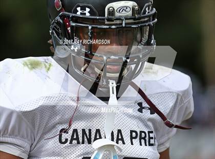 Thumbnail 2 in Canada Prep Football Academy (St. Catharines, Ontario) @ Mater Dei Prep photogallery.