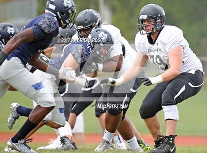 Thumbnail 1 in Canada Prep Football Academy (St. Catharines, Ontario) @ Mater Dei Prep photogallery.