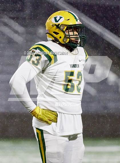 Thumbnail 1 in Vanden @ West Park (CIF SJS D3 Semifinal) photogallery.