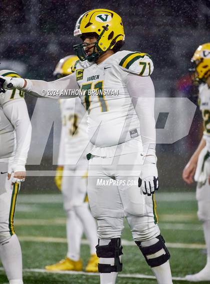 Thumbnail 1 in Vanden @ West Park (CIF SJS D3 Semifinal) photogallery.