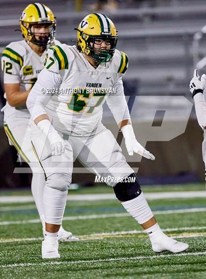 Thumbnail 1 in Vanden @ West Park (CIF SJS D3 Semifinal) photogallery.