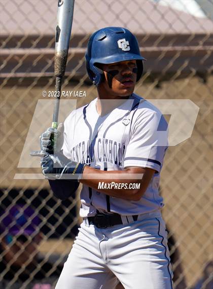 Thumbnail 2 in Christian Brothers vs. Central Catholic (CIF SJS D3 Playoff) photogallery.