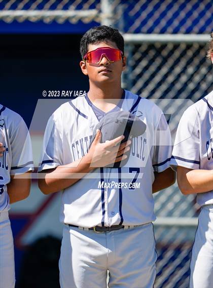 Thumbnail 2 in Christian Brothers vs. Central Catholic (CIF SJS D3 Playoff) photogallery.